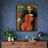 The Violoncellist Schneklud by Paul Gauguin