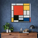 Composition in red, yellow, blue and black by Piet Mondrian