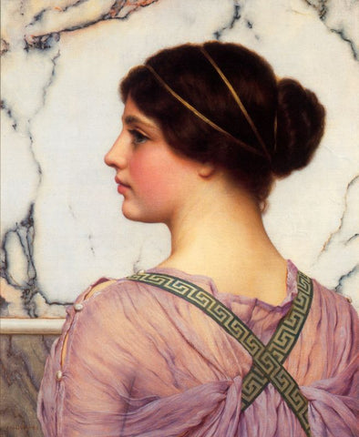 A Grecian Lovely by John William Godward