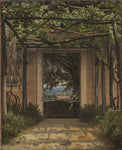 A Pergola, Italy by Christoffer Wilhem Eckersberg