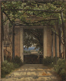 A Pergola, Italy by Christoffer Wilhem Eckersberg