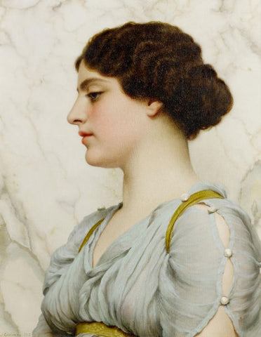 A Roman beauty by John William Godward