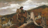 A Huntsman and Dogs by Winslow Homer