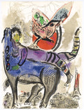 A blue cow by Marc Chagall