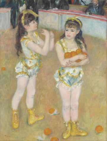 Acrobats at the Cirque Fernando by Pierre-Auguste Renoir