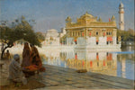 Across The Pool To The Golden Temple Of Amritsar by Edwin Lord Weeks