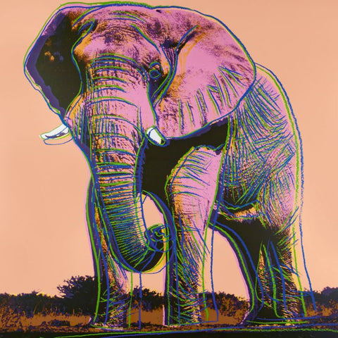 African Elephant by Andy Warhol