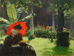 Afternoon in the Cluny Garden, Paris by Charles Courtney Curran