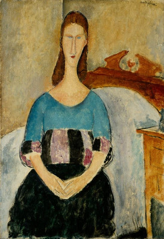 Portrait of Jeanne Hebuterne by Amedeo Modigliani