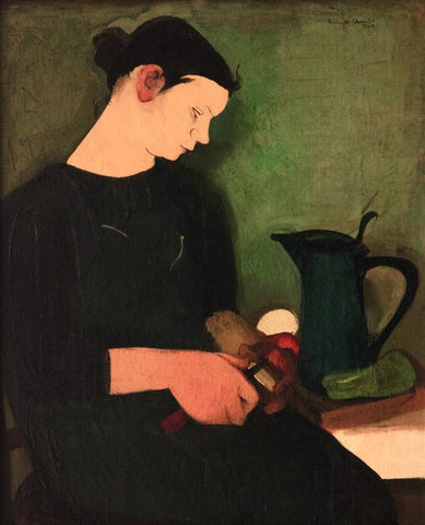 The Potato Peeler by Amrita Sher Gil