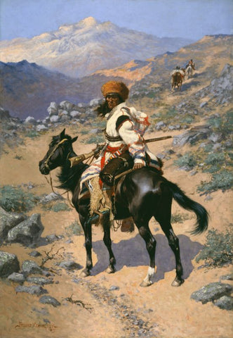An Indian Trapper by Frederic Remington