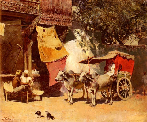 An Indian gharry by Edwin Lord Weeks