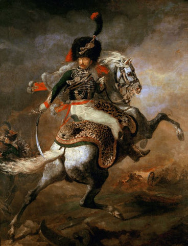 An Officer of the Imperial Horse Guards Charging