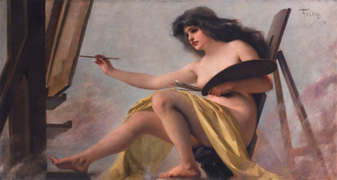 An allegory of art by Luis Ricardo Falero