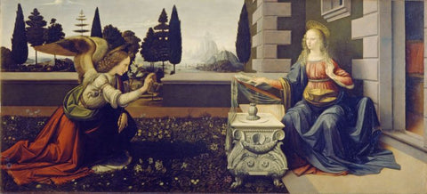 Annunciation by Leonardo da Vinci