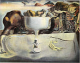 Apparition of Face and Fruit Dish on a Beach by Salvador Dali