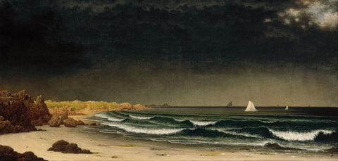 Approaching Storm- Beach near Newport by Martin Johnson Heade