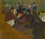 At the Moulin Rouge by Henri de Toulouse-Lautrec