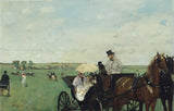 At the Races in the Countryside by Edgar Degas