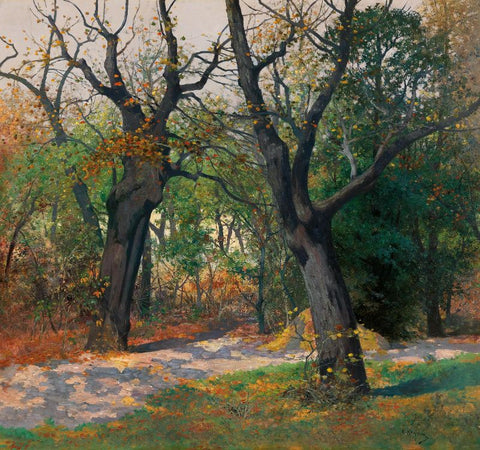 Autumn Morning by Adolf Kaufmann