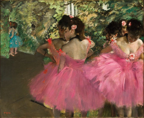 Ballerinas in Pink by Edgar Degas