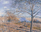Banks of the Loing-Autumn Effect by Alfred Sisley