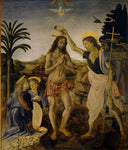 Baptism of Christ by Leonardo da Vinci
