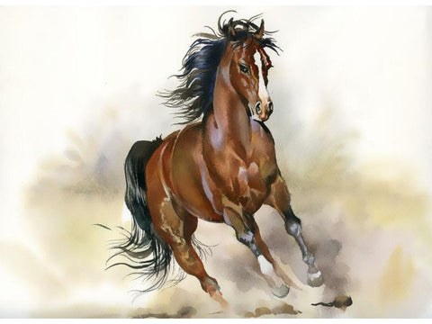 Beautiful Running Horse