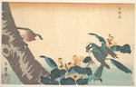 Birds and flowers by Keisai Eisen