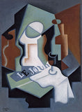 Bottle and Fruit Dish by Juan Gris