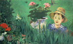 Boy in Flowers by Edouard Manet