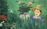 Boy in Flowers by Edouard Manet