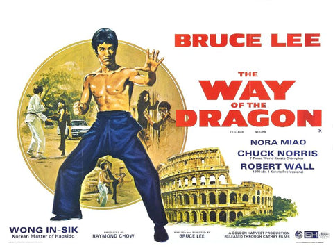 Bruce Lee The Way of The Dragon Movie Poster