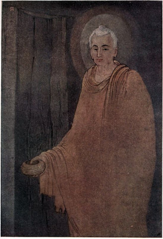 Buddha as medicant by Abanindranath Tagore