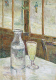 Café table with absinth by Vincent Van Gogh