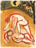 Cain and Abel by Marc Chagall