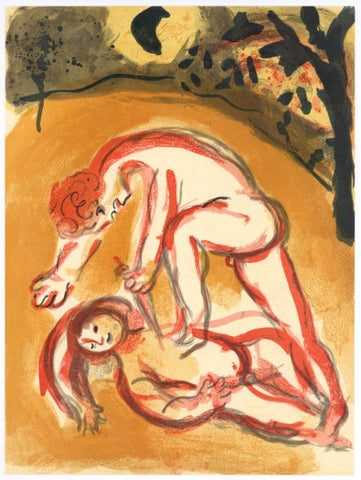 Cain and Abel by Marc Chagall