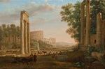 Capriccio with ruins of the Roman Forum by Claude Lorrain