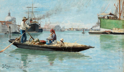 Carl Skanberg (1850-1883) - Port of Venice