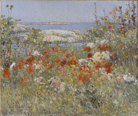 Celia Thaxter's Garden, Isles of Shoals, Maine, 1890 by Childe Hassam