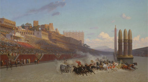 Chariot Race by Jean Leon Gerome