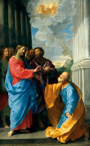 Christ Giving the Keys to St by Guido Reni