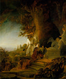 Christ and St Mary Magdalen at the Tomb by Rembrandt