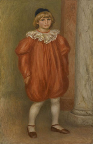 Claude Renoir in Clown Costume by Pierre-Auguste Renoir