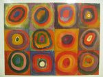 Color Study. Squares with Concentric Circles by Wassily Kandinsky
