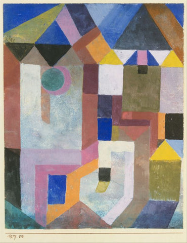 Colorful Architecture by Paul Klee