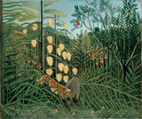 Combat of a Tiger and a Buffalo by Henri Rousseau