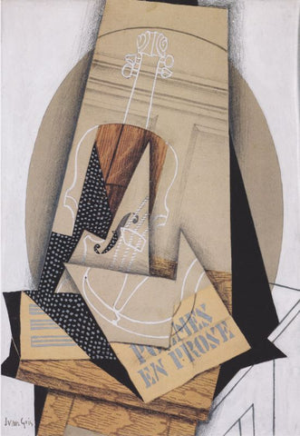 Composition with violin by Juan Gris