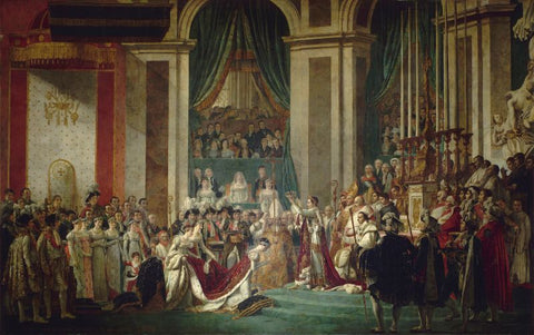 Coronation of Emperor Napoleon I by Jacques Louis David
