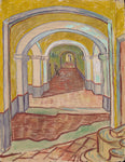 Corridor in the Asylum by Vincent Van Gogh